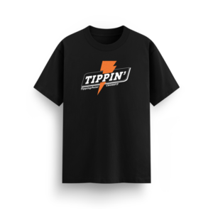 Remera Regular Unisex Negra "Tippin Energy"